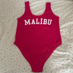 Pink Malibu Bodysuit
